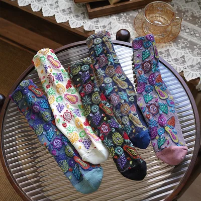 Mid tube Pile Socks Autumn And Winter Korean Version Of Sen Series Set - Shop at LoveMi