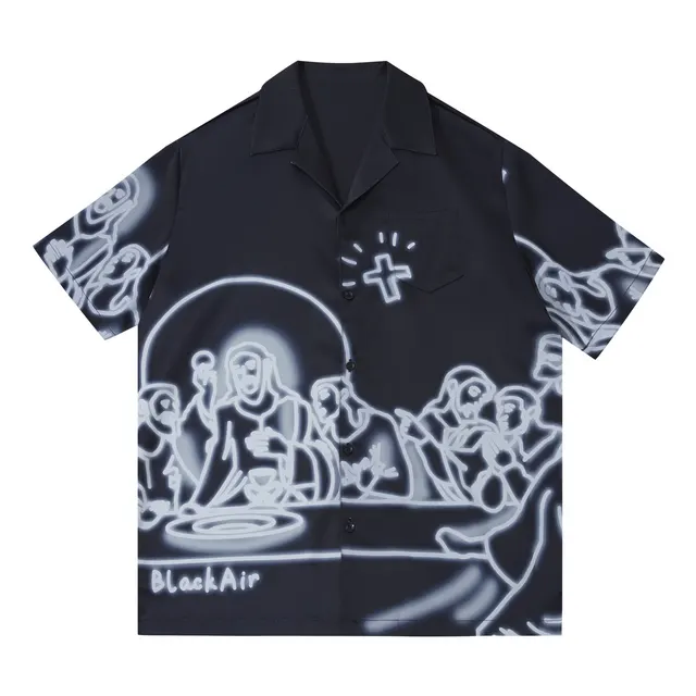 HD Digital Printing Short Sleeve Black - Shop at LoveMi