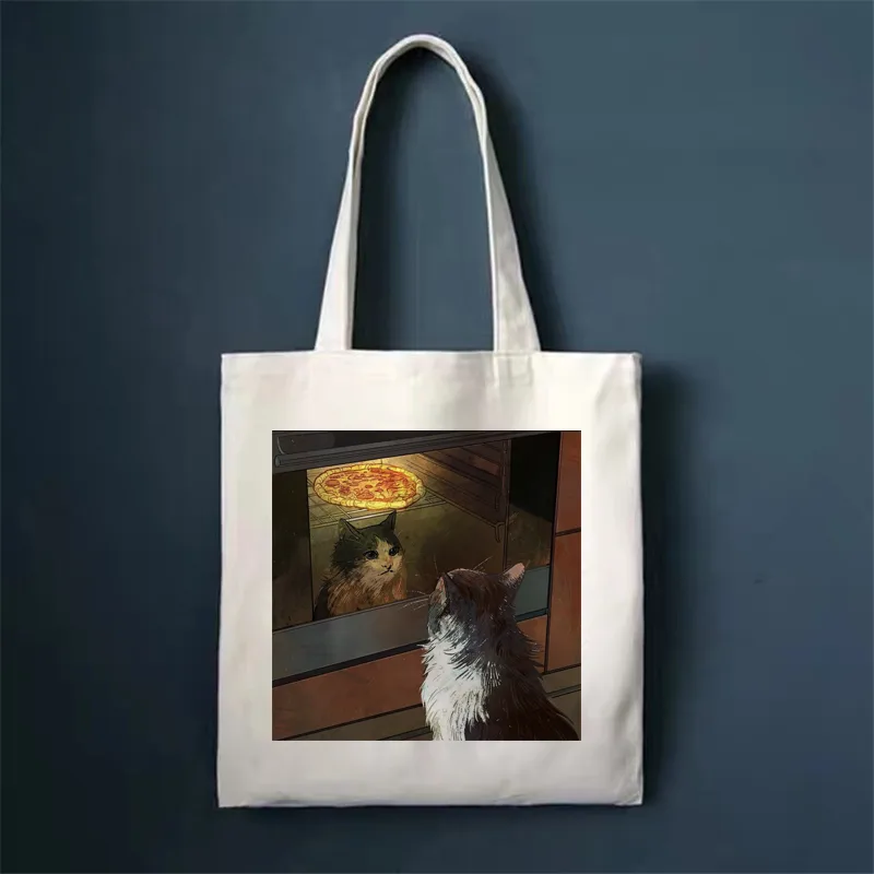Download main imagesDownload variant imagesDownload description imagesCute Cat Shopping Bag Shopper Bags Tote Canvas Bag Harajuku Reusable Large Ca... Zipless Inner Pocket-Style17 - Shop at LoveMi