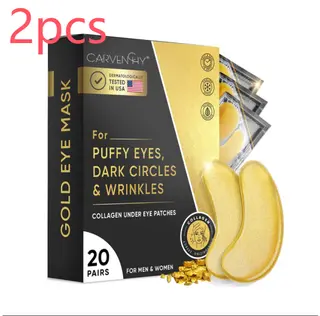 Eye Bag Removal Wrinkle Lifting And Tightening 24K Gold Eye Mask Patch - 2Pcs Eye Mask 20Pairs
