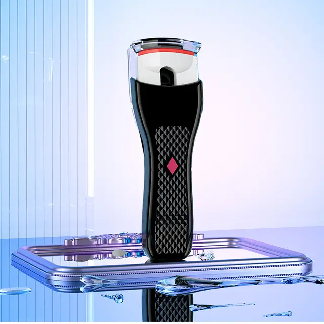 Mini Rechargeable Hot Eyelash Curler Black - Shop at LoveMi