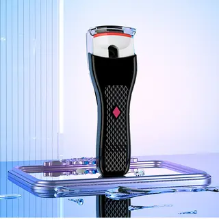 Mini Rechargeable Hot Eyelash Curler - Black