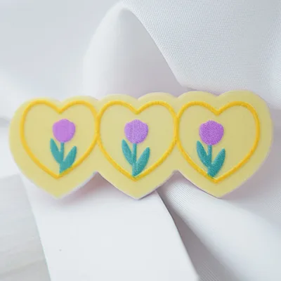 Fashion Tulip Flower Hairpin Female Scrub Yellow Tulip - Shop at LoveMi