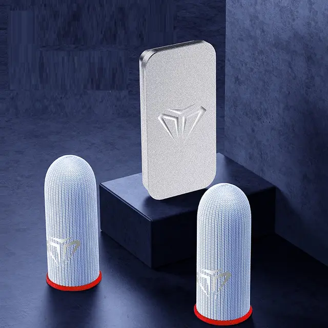 Eat Chicken Finger Set Glass Silver Fiber Ice Silk Red - Shop at LoveMi