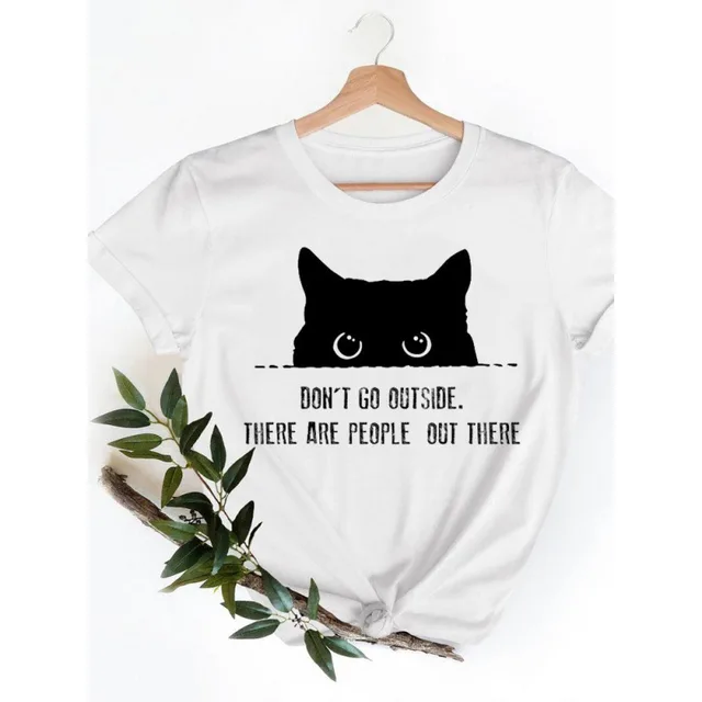 Clothing Cat Funny Animal Sweet 90s Summer Spring Short S Lee Sn29159 - Shop at LoveMi