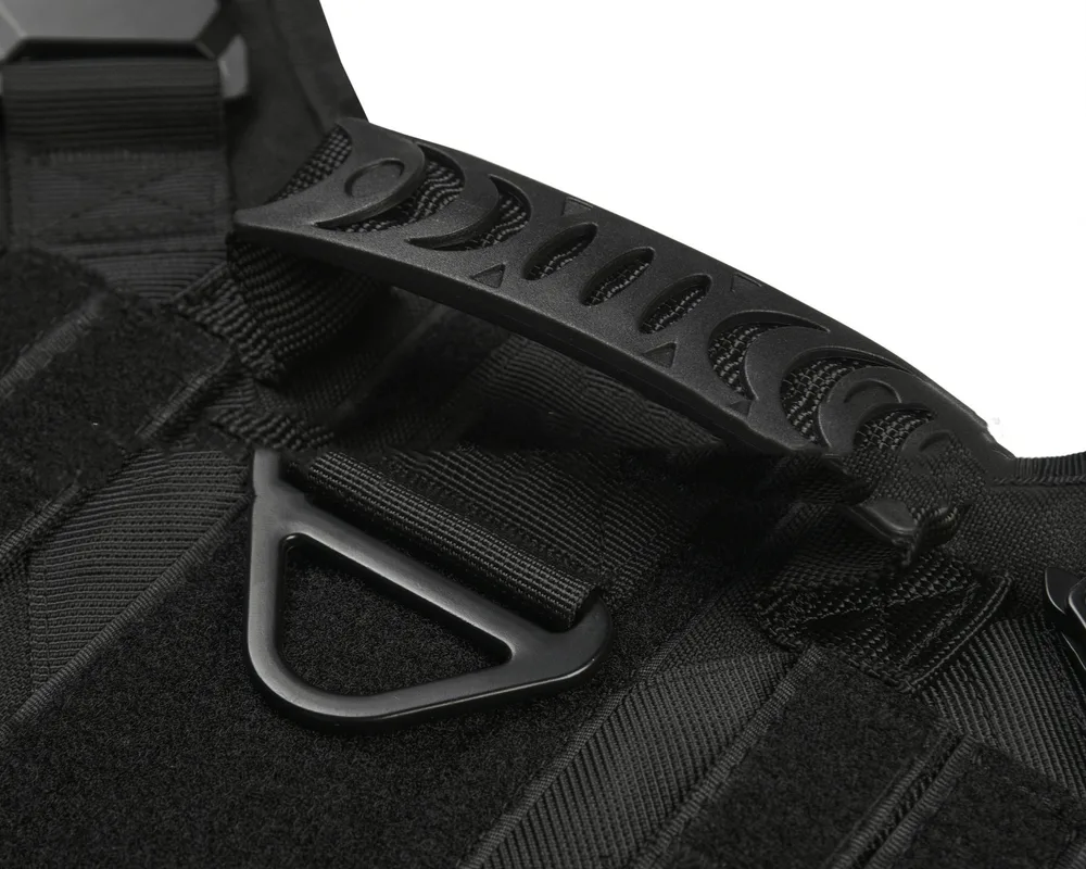 Tactical Vest Outdoor Pet Clothing Dog Coat Training Vest Equipment Black - Shop at LoveMi