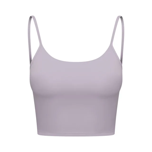 U Shaped Fitness Fashion Yoga Vest Silver Grey - Shop at LoveMi