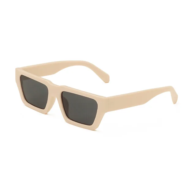 Uv Protection Sunshade Personality Retro Leopard Print Sunglasses Off White Frame - Shop at LoveMi