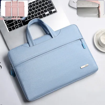 Men's And Women's Fashionable Lightweight Waterproof Briefcase Blue - Shop at LoveMi