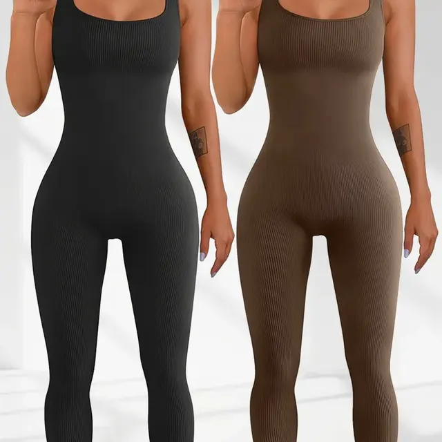 Women's Suspender Tank Top Tights Black And Brown - Shop at LoveMi