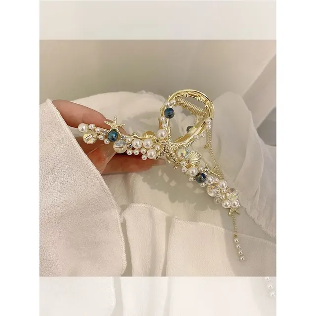 National Style Accessories Grab Clip Large Ancient Style Retro Ocean Bubble - Shop at LoveMi