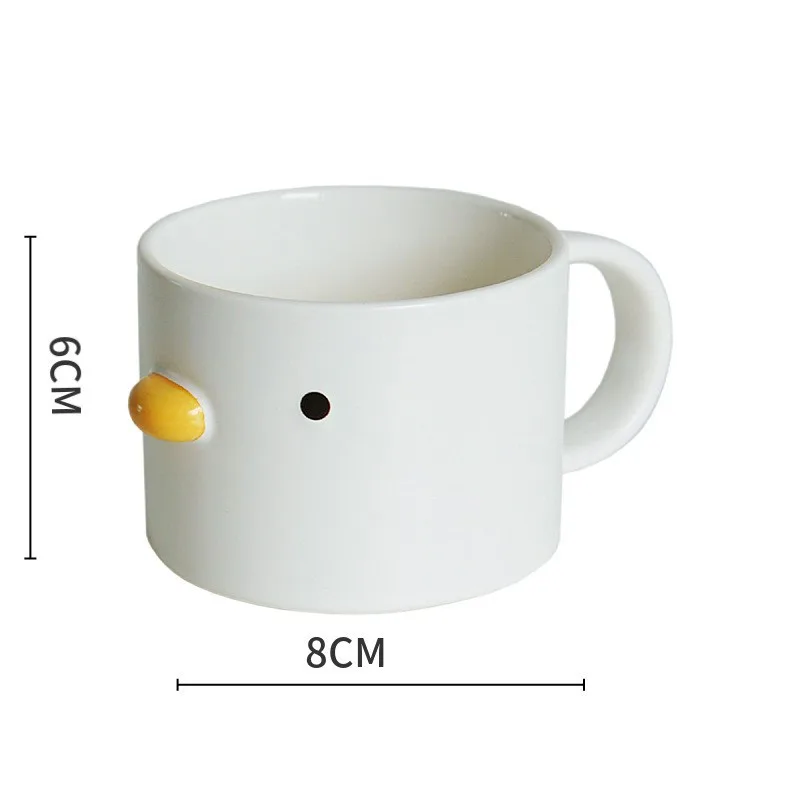 Chicken Ceramic Mug Coffee Mug Pet Bowl Food Saucer Chicken Coffee Mug - Shop at LoveMi