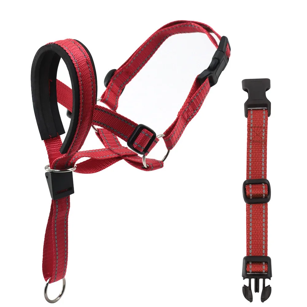 Pet Supplies Pet Muzzle Nylon Dog Muzzle Rope - Red