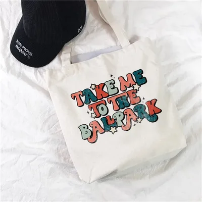 Pattern Large capacity Environment friendly Shopping Bag Large capacity J One Size - Shop at LoveMi