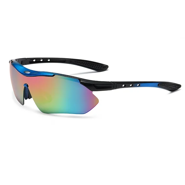 Men's Fashionable Outdoor Cycling Sports Sunglasses Blue Colorful - Shop at LoveMi