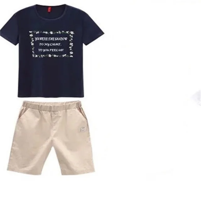 Men's And Women's Fashion Simple Print Short Sleeve Suit Man Suit - Shop at LoveMi