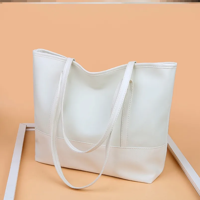 Waterproof Shoulder Bag Portable To Work White - Shop at LoveMi