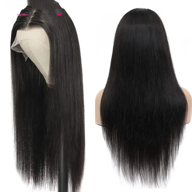 Straight Human Hair Headpiece Wig 7A 13X6 - Shop at LoveMi