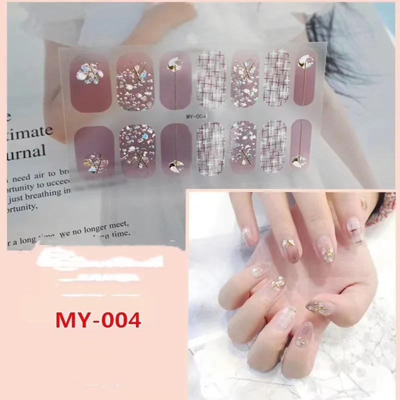 Nail Sticker Bake-free Three-dimensional Waterproof And Durable - My004