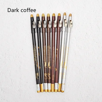 Multi Color Anti Sweat And Anti Smudge Eyeliner Eyebrow Pencil 003Dark Coffee - Shop at LoveMi