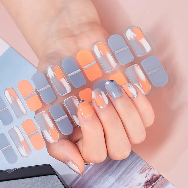Nail Stickers Full Stickers Rainbow Cute Nail Stickers Ss 040 - Shop at LoveMi