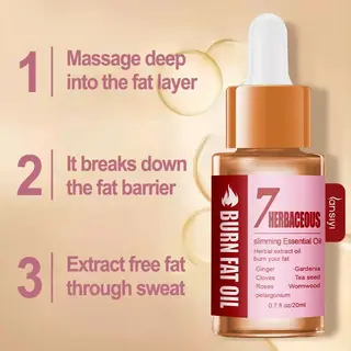 7 Days Leg Muscle Thin Fat Burning Oil Weight Loss Reshape - 20Ml