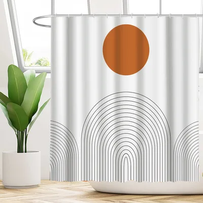 Water proof And Mildew proof Shower Curtain With Plant Flowers Ylmld2 - Shop at LoveMi