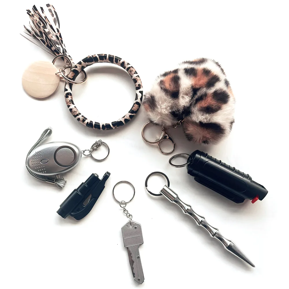 Love Hair Ball Key Knife Bracelet Self defense Suit Set - Shop at LoveMi