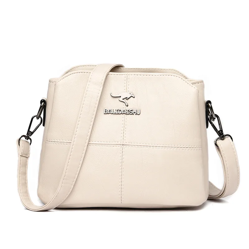 Versatile Fashion Shoulder Messenger Bag White - Shop at LoveMi