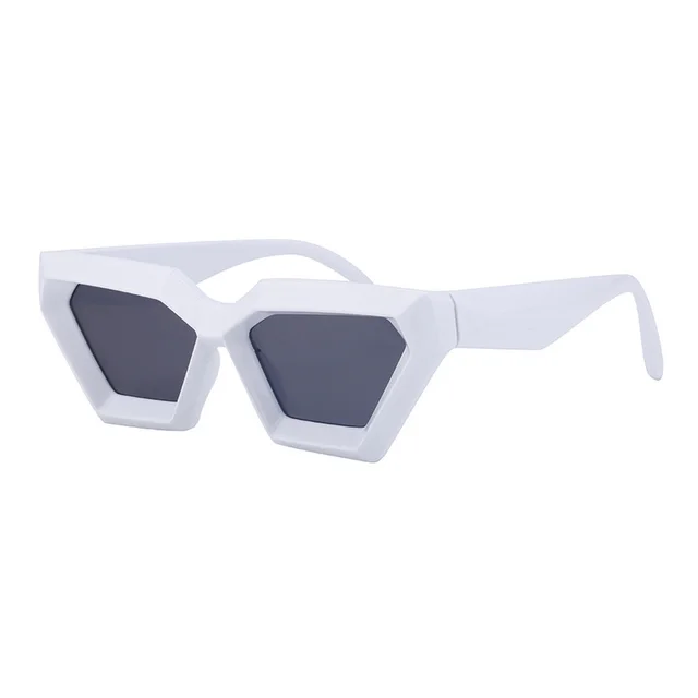 Small Frame Sunglasses Irregular Cat Eye Sunglasses C2 - Shop at LoveMi