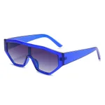 Blue Frame Grey Piece