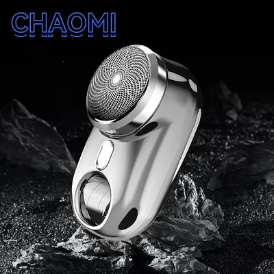 Travel Waterproof Portable Mini Shaver Electric USB Rechargeable Silver - Shop at LoveMi