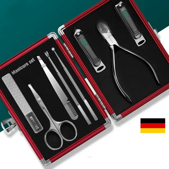 Nail Clipper Set Armor Trench Special Eagle Red And Black1 - Shop at LoveMi