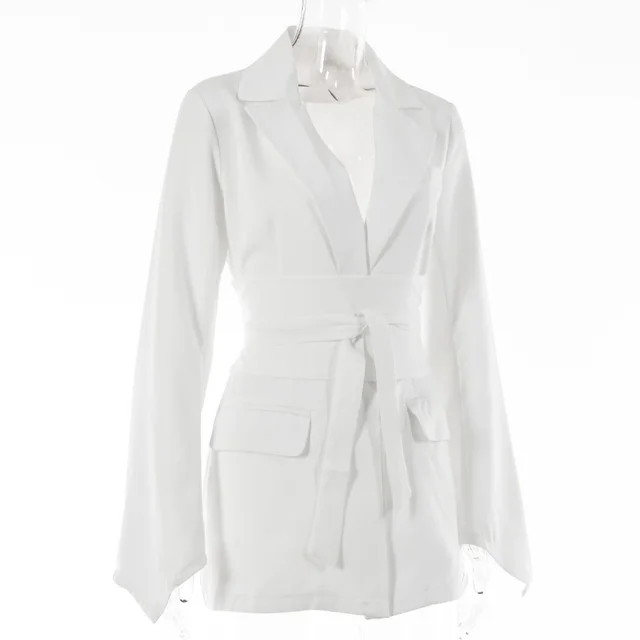 Fashion Women's Work OL Fashion Coat White - Shop at LoveMi