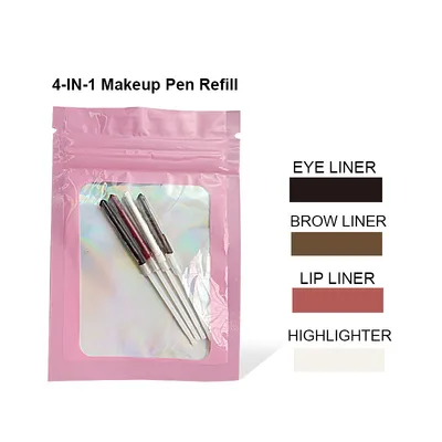 Four In One Eyebrow Pencil Lip Gloss Eyeliner Makeup Pencil Refill - Shop at LoveMi