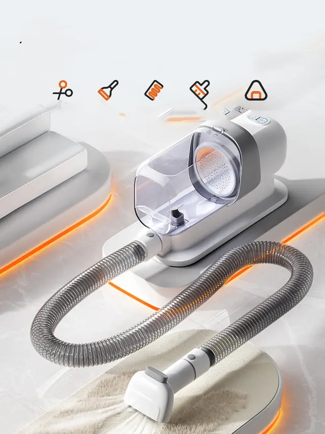 Pet Multifunctional Hair Aspirator Electric Push Shear White - Shop at LoveMi