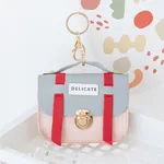Cute Women's Creative Mini Coin Purse With Cover - Red