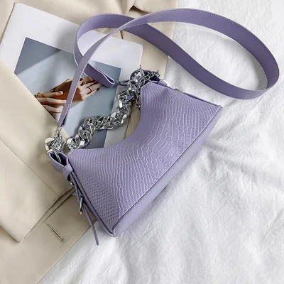 Stylish And Simple Shoulder Bag Purple - Shop at LoveMi