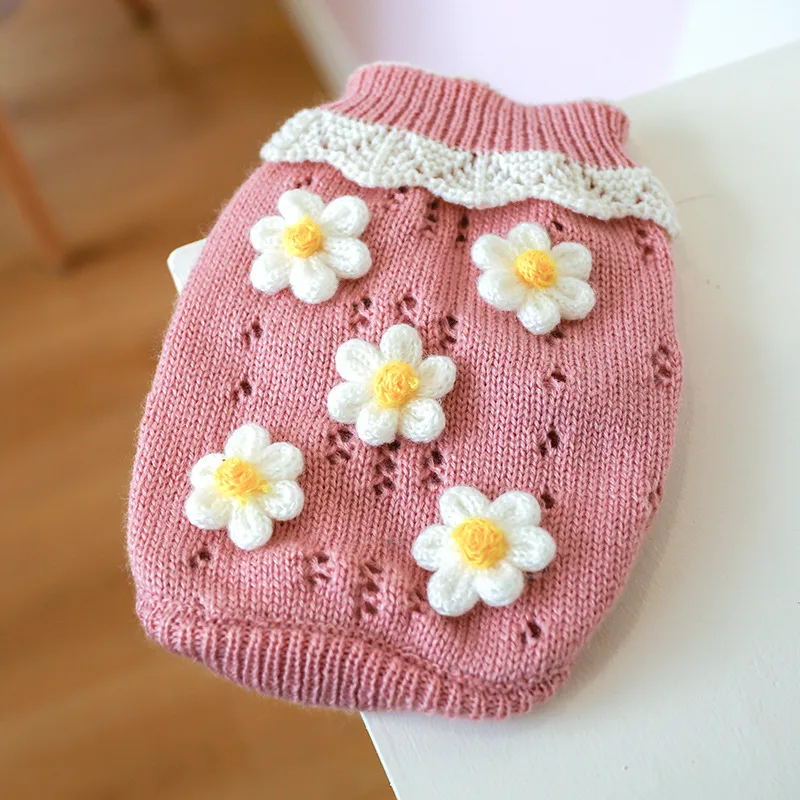 Pet Cats And Dogs Keep Warm And Comfortable Sweater - Pink
