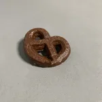 Chocolate Mesh Brooch