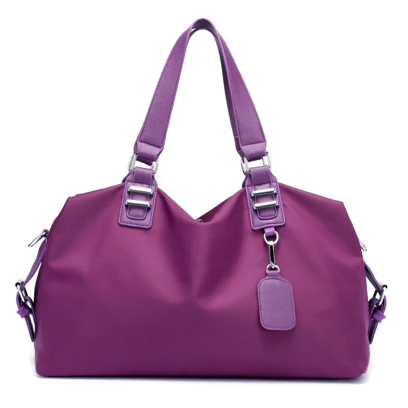 Waterproof Nylon Shoulder Messenger Bag Is Fashionable Purple - Shop at LoveMi
