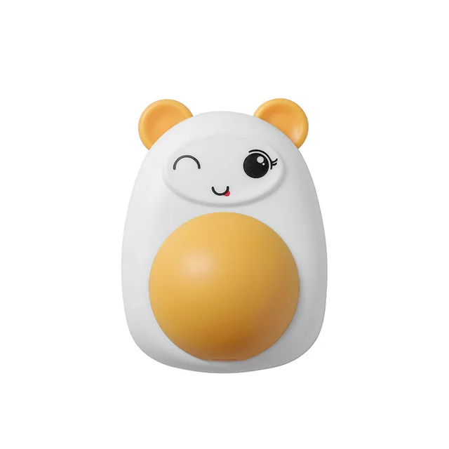 Mint Ball Cartoon Cute Wind Cat Licking Music Spinning Ball Yellow - Shop at LoveMi