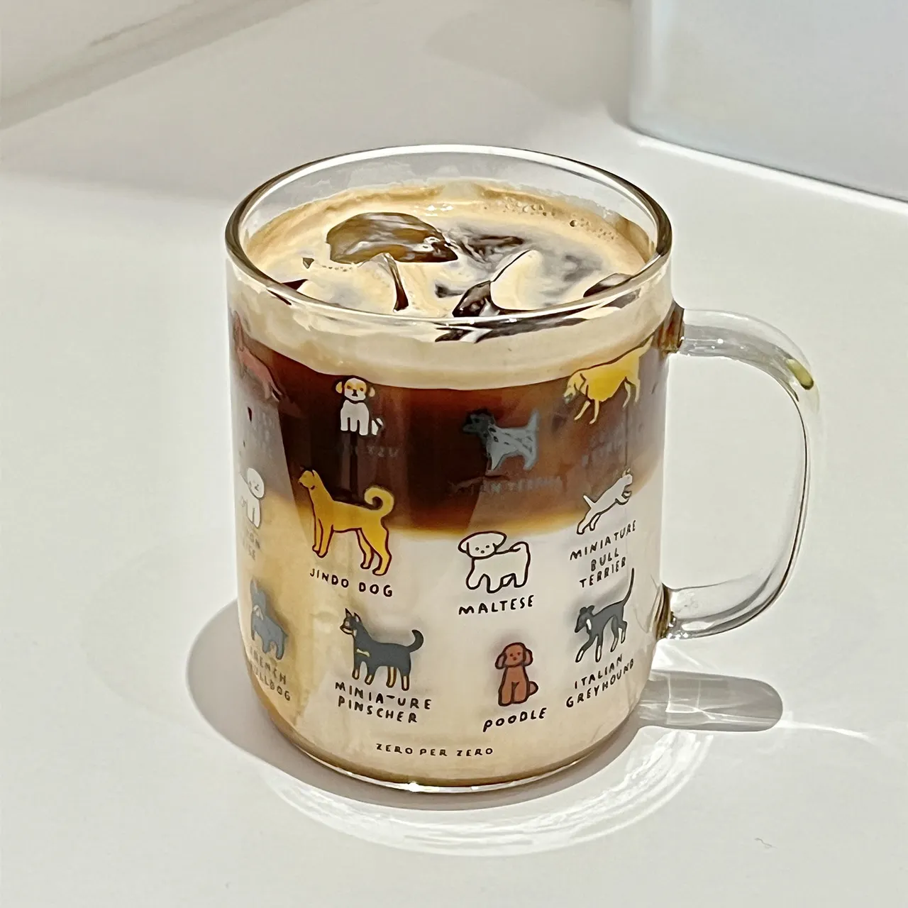 Creative Illustration Cute Cute Pet Dog Glass - Dog
