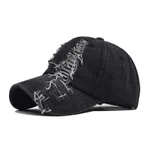 Men And Women Fashion Wash Hole Duck Tongue Hat - 1 Style-Adjustable