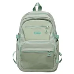 Men And Women College Students Simple Casual Travel Backpack - Green