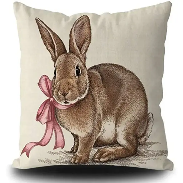 Textured Nordic Simple Linen Throw Pillow Cover With Peach Skin 1Style - Shop at LoveMi
