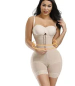 Skin Color Crotch Zipper