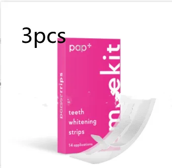 PAP Whitening Teeth Stickers Dazzle Whitening Teeth Strips Red 7Pairs3Pcs - Shop at LoveMi