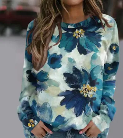 New Autumn Fashion Women's Top 3D Effect T shirt Style 1 Xxl - Shop at LoveMi