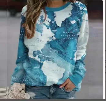 New Autumn Fashion Women's Top 3D Effect T shirt Style 2 Xl - Shop at LoveMi